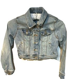 Kids Cat & Jack Blue Denim Jacket size 6/6x gently used